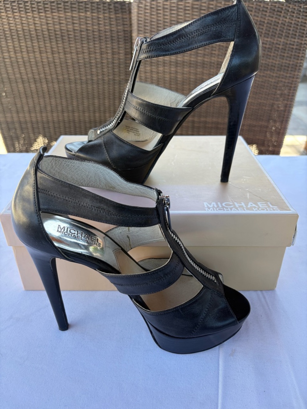 Michael Kors Berkley Platform, Size 8.5